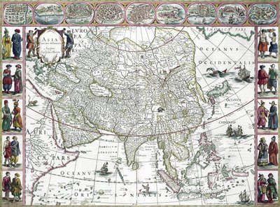Asia noviter delineata by Willem Janszoon Blaeu
